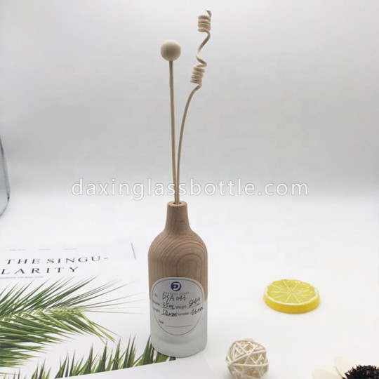 Kreatif Sederhana Merek Kecil Kosong Parfum Balm Frosted Jelas Kayu Reed Diffuser Botol Kaca