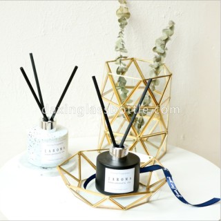 Bottiglia per diffusore di bottiglia di vetro con diffusore a lamella per aromaterapia per packaging cosmetico