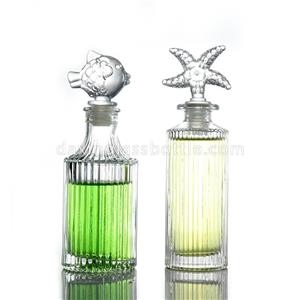 Diffusore a lamella di bottiglie di vetro di lusso vuote di aroma in set