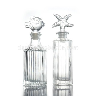 Diffusore a lamella di bottiglie di vetro di lusso vuote di aroma in set