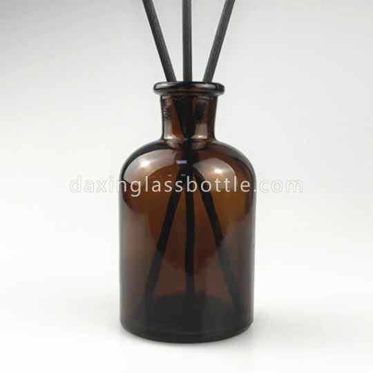 Botol Diffuser Kaca Kosong Coklat Amber 125ml Grosir