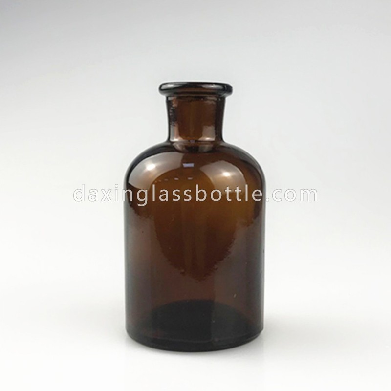 Botol Diffuser Kaca Kosong Warna Cokelat Amber 125ml (Grosir)
