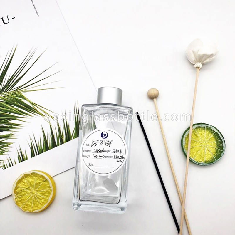 Flacon en verre vide de 135 ml pour diffuseur de luxe à bâtonnets