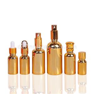 10ml Botol Penetes Minyak Kaca Emas 30ml untuk Minyak Atsiri