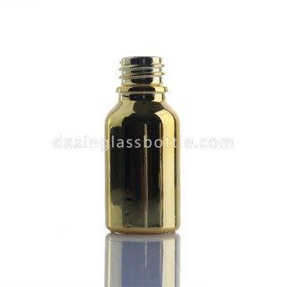 Customized Gold Dropper Glass Bottle Packaging