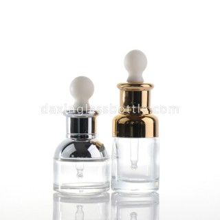 شعار مخصص 30 مللي زجاجة عطر بالقطارة من الزيوت العطرية الفضية