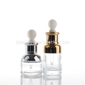 Logo Kustom 30ml Botol Penetes Parfum Minyak Esensial Perak