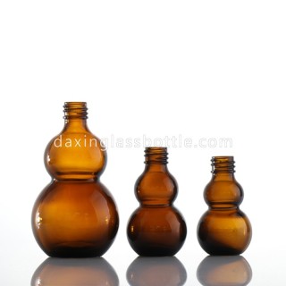 Botol Kaca Minyak Atsiri Amber Dropper dengan Dropper