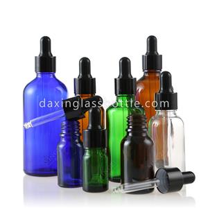 Amber Blue Essential Oil Spray Bottles with Dropper Wholesale