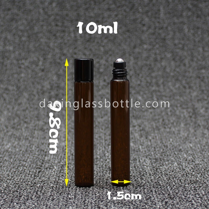 Frascos de vidrio roll-on de 10 ml económicos para aceites esenciales