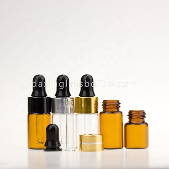 Botol Penetes Minyak Atsiri Kecil Wadah Kaca untuk Minyak Atsiri