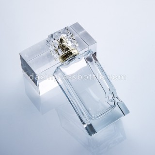 100ml Rectangle Empty Glass Perfume Bottles Supplier