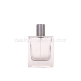 Wholesale Luxury Design Square Travel Spray Empty Perfume Bottles 50ml Glass