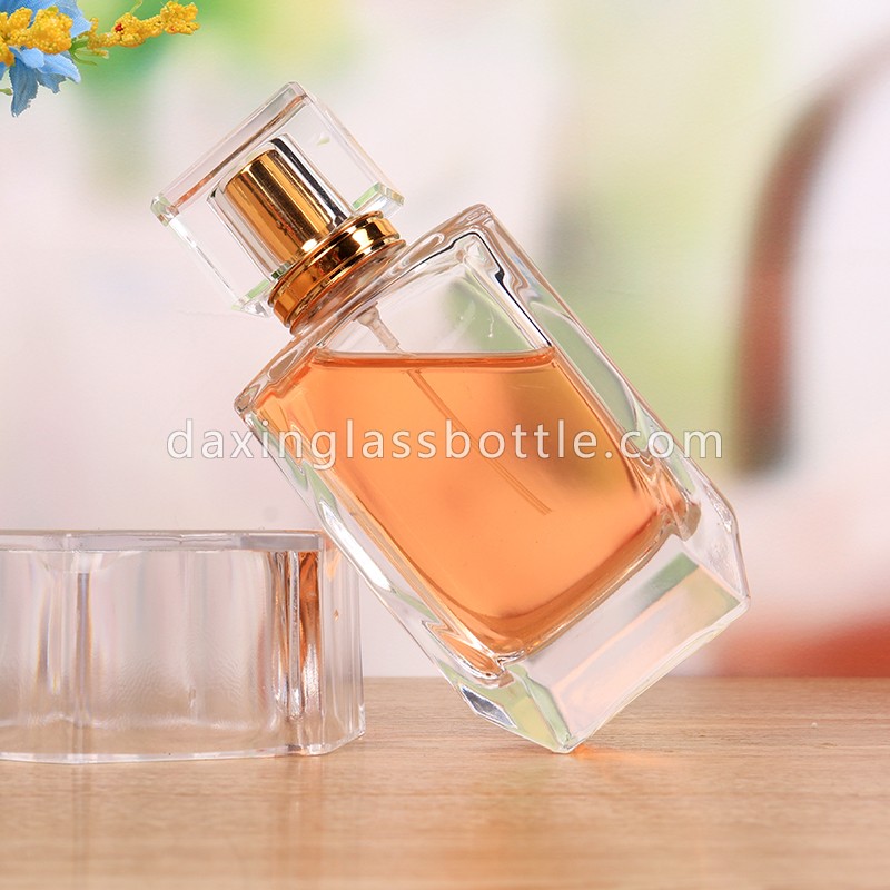 Flacone di profumo da 100 ml, flacone di profumo in vetro di lusso