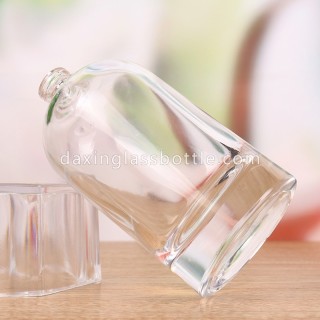 50ml / 100ml Round Perfume Bottle Luxury Glass Empty Perfume Bottle
