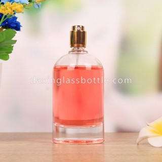 50ml / 100ml Round Perfume Bottle Luxury Glass Empty Perfume Bottle