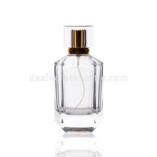 Glass Rectangle Empty Perfume Spray Bottle Manufacturer