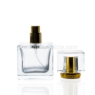 Paket Semprot Botol Parfum Desainer Kubus Kosong 30ml