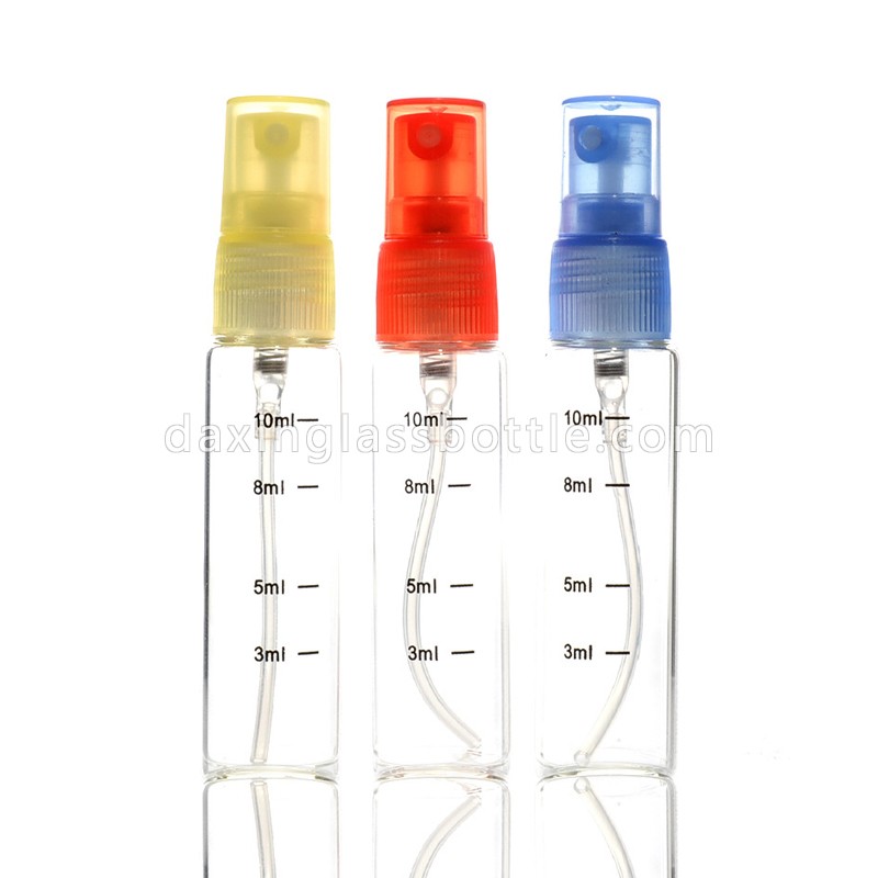 휴대용 10ml 향수 분무기, 여행용 5ml 미니 유리 향수 (포장 포함)