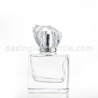 Botol Parfum Kaca Persegi Mewah 50ml Botol Parfum Kosong dari China