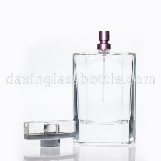 50ML /100ML豪华长方形香水玻璃瓶