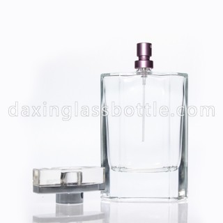 50ML /100ML Luxury Rectangle Perfume Glass Bottles