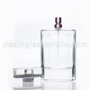 50ML /100ML Luxury Rectangle Perfume Glass Bottles