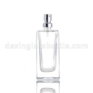 Botella de perfume vacía de 50 ml Botella de perfume de cristal de lujo Spray