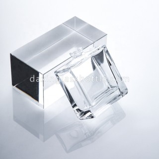 Flacone spray su misura Profumo 30 ml Bottiglia di profumo quadrata in vetro da 50 ml