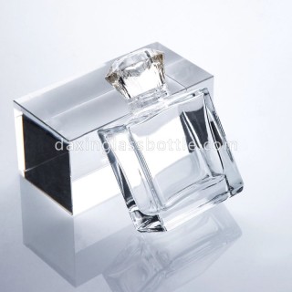 Flacone spray su misura Profumo 30 ml Bottiglia di profumo quadrata in vetro da 50 ml