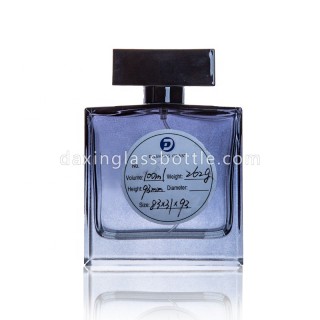 Flacone spray su misura Profumo 30 ml Bottiglia di profumo quadrata in vetro da 50 ml