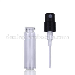 Empty Clear Travel Perfume Sample Atomizer Bottles 2ml Perfume Tester Bottle