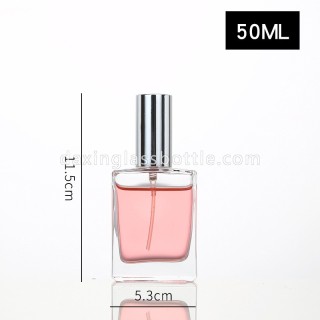 Logo Kustom Nama Merek Elegan Attar Crimping Massal Parfum Botol Kaca