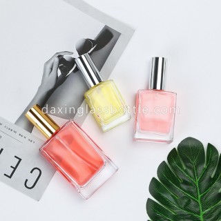 Custom Logo Elegant Brand Name Attar Crimping Bulk Perfume Glass Bottles