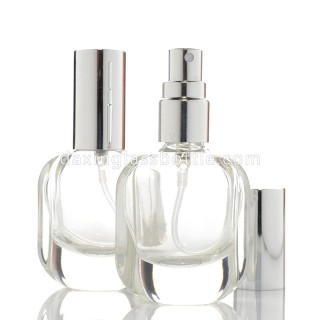 10ML 30ML 50 ML Flat Round Sprayer Empty Mini Glass Perfume Sprayer Atomizer Airless Pump Glass Bottles