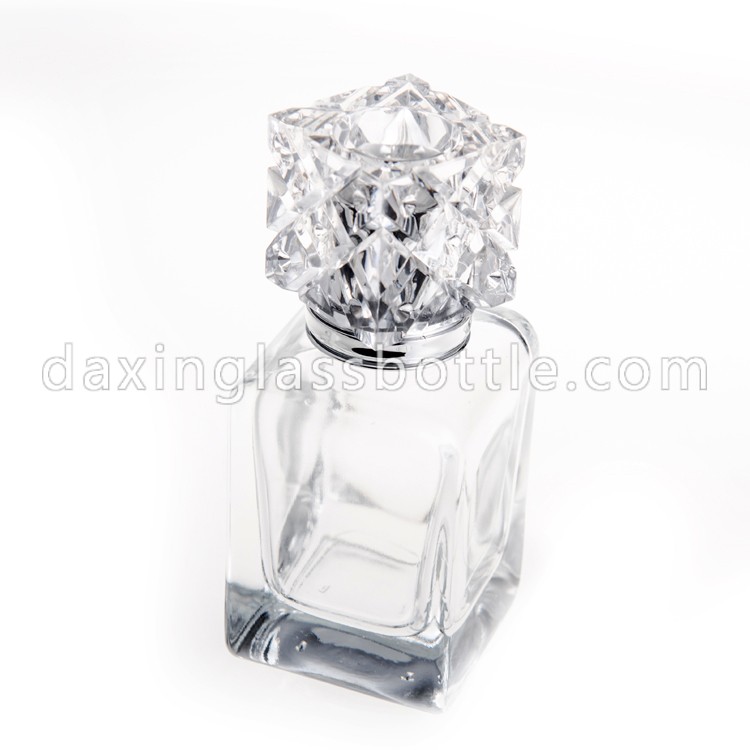 투명한 50ml 향수 미스트 스프레이 병
