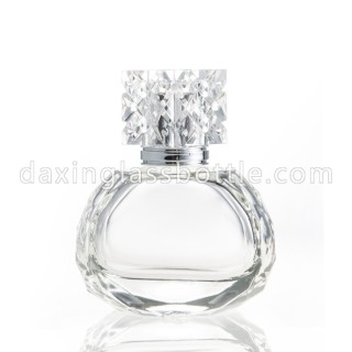 Hot sale 75ml 100ml luxury Clear Perfume Bottle with Sprayer