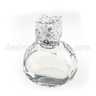 Hot sale 75ml 100ml luxury Clear Perfume Bottle with Sprayer