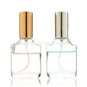 Cheap Mini Classic Elegant Flat Round Transparent 10ml Perfume Spray Bottles Glass