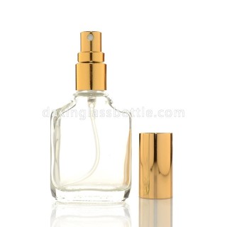 Cheap Mini Classic Elegant Flat Round Transparent 10ml Perfume Spray Bottles Glass