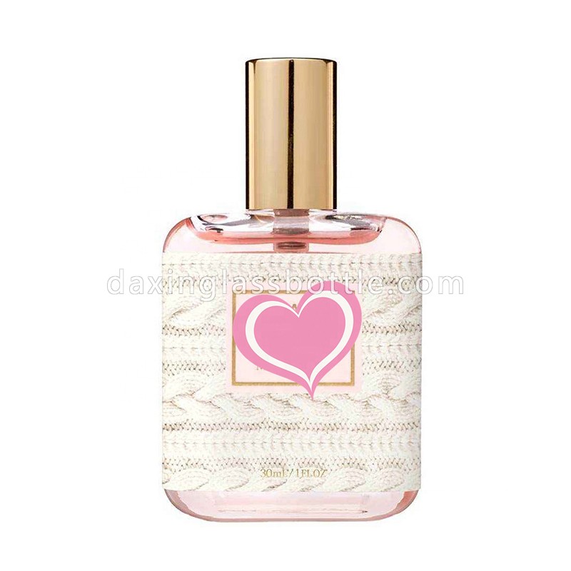 패션 소형 30ml, 50ml, 100ml 대용량 심플 아트 크림프 유리 향수 스프레이 병