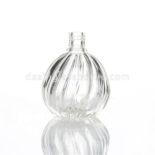 Unique Top Mini Arab Round Empty 100ml Glass Perfume Personalizados Bottle Spray
