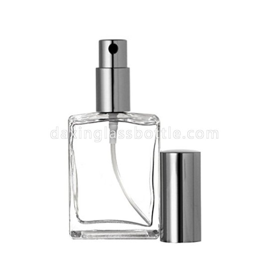 Flacone di profumo in vetro smerigliato atomizzatore bottiglia di profumo vuota con 50 ml per uomini e donne