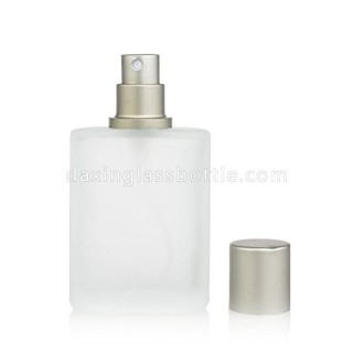 Frosted glass bottle perfume atomizer empty perfume bottle with 50ml for both men and women