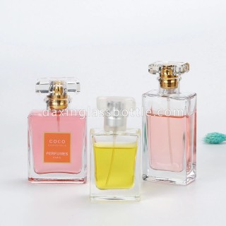 30ml 50ml 100ml Arabian Elegant Bulk Empty Clear Perfume Bottles Glass Spray