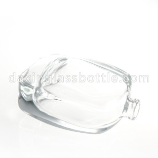 Botol kaca stik parfum kosong berbentuk bulat datar 35ml