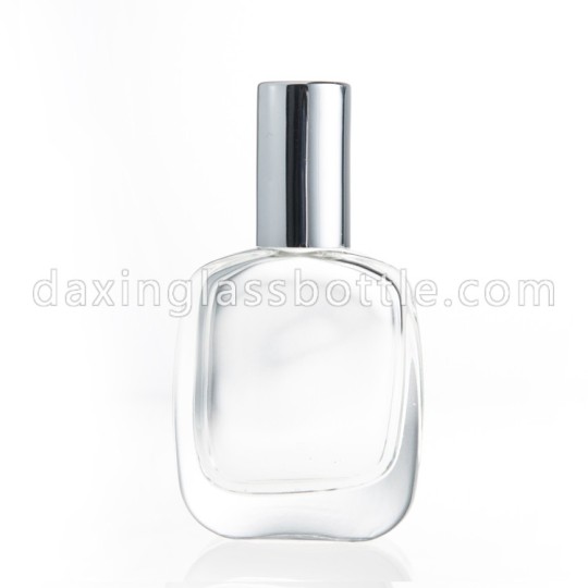 Botol kaca stik parfum kosong berbentuk bulat datar 35ml