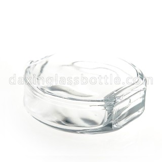 Flat Round 50ml Small Perfume Glass Bottle With Spray Lid