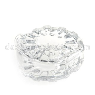 55ml Oval Shape Clear Glass Perfume Bottle Refillable Pump Atomizer Bottle with Sprayer and Clear Caps