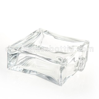 Fancy 55ml Curve Shape Glass Perfume Bottle For Sale With Spray Lid